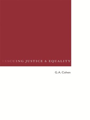cover image of Rescuing Justice and Equality